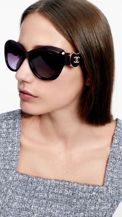 new chanel sunglasses|chanel sunglasses with clear sides.